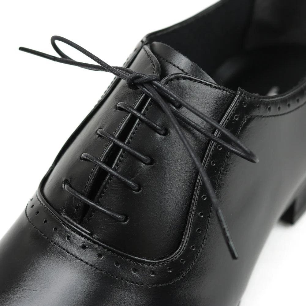 602 Dress Shoes Medallion Black