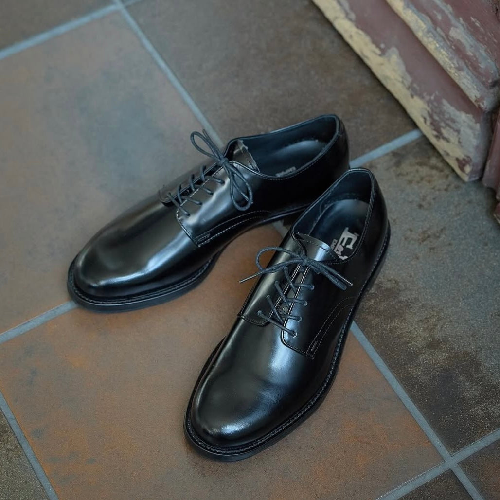 BEP-102 Service Shoes Plain Toe Black