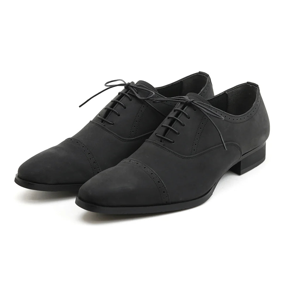 205 STRAIGHT TIP MEDALLION / Nubuck (Gray)