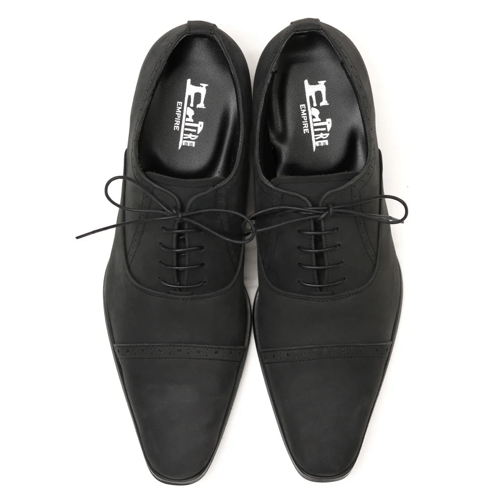 205 STRAIGHT TIP MEDALLION / Nubuck (Gray)