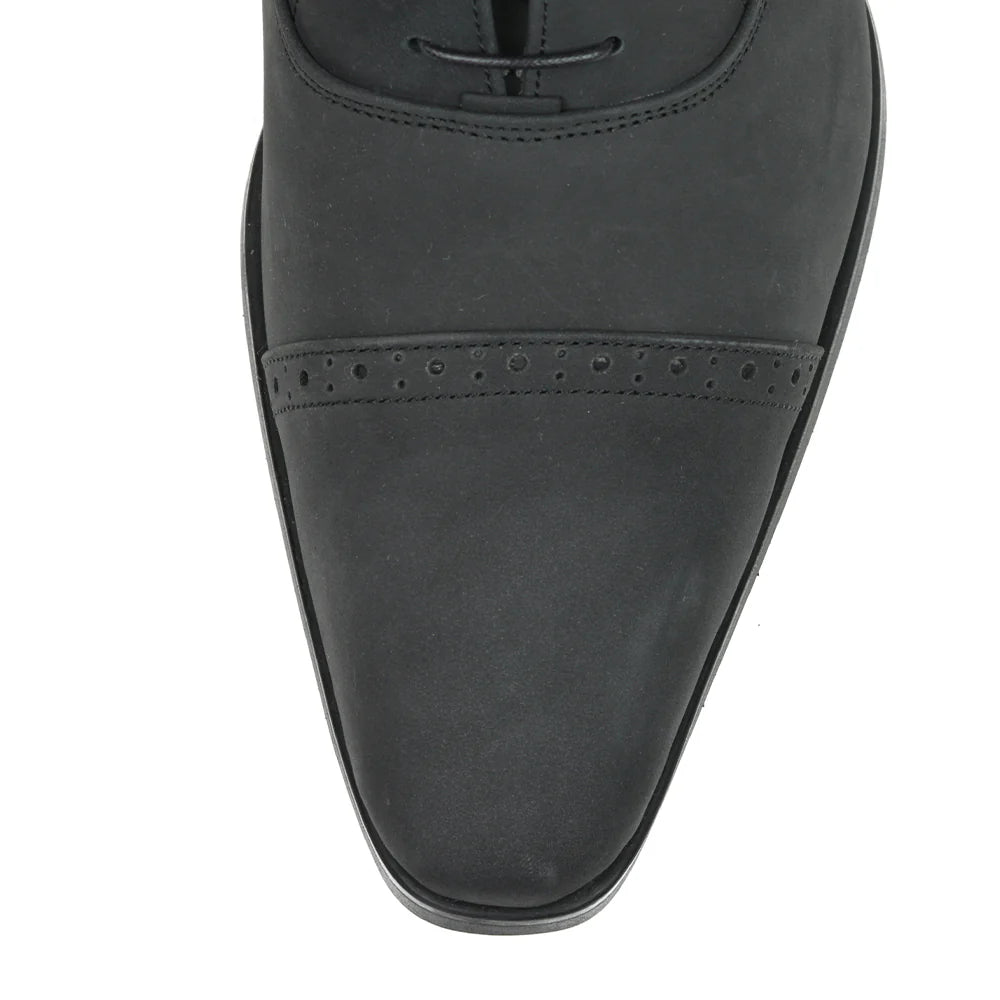 205 STRAIGHT TIP MEDALLION / Nubuck (Gray)